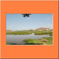 Lake that need to be crossed to reach NavaVrindavana_1.jpg